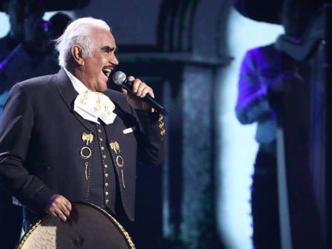 Vicente Fernández en concierto. Crédito: Getty Images