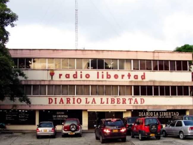 Fachado del edificio del grupo de medios &#039;La Libertad&#039; en Barranquilla. Foto: Diario La Libertad.