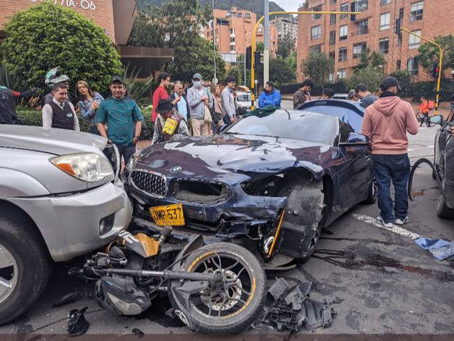 “Tras entregarles los objetos, empezaron a disparar”: conductor del BMW que arrolló a dos ladrones en Bogotá