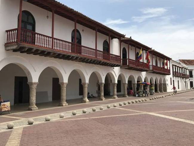 Palacio de La Aduana, sede principal de La Alcaldía de Cartagena. Foto: La Wcon Julio Sánchez Cristo(Thot)