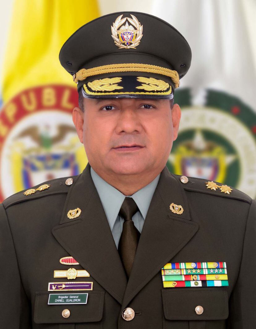 Brigadier general José Daniel Gualdrón, nuevo comandante de la Policía de Bogotá