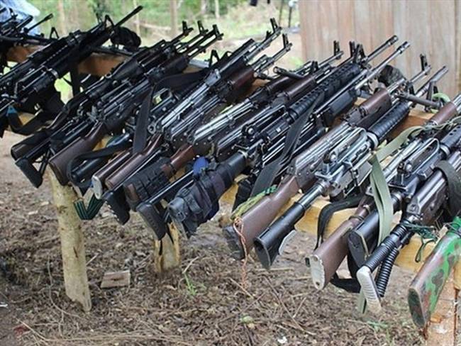 Este martes las Farc dejarán el otro 30% de sus armas. Foto: Colprensa
