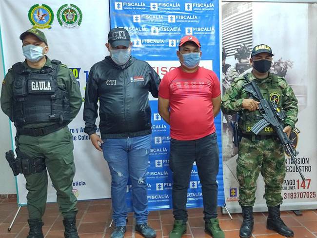  En Montería, capturan a presunto coordinador regional del Clan del Golfo en Casanare. Foto: Twitter @IvanDuque