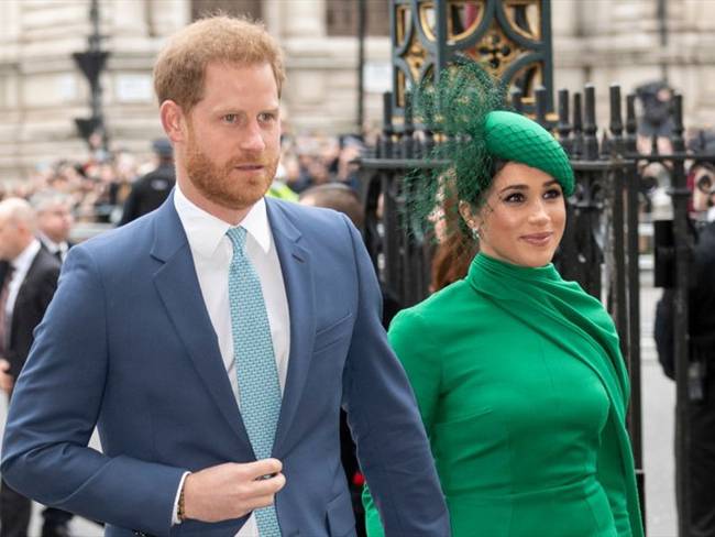 El príncipe Enrique y Meghan Markle. Foto: Mark Cuthbert/UK Press via Getty Images