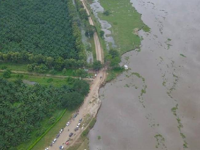 Entes nacionales estudian tres propuestas para evitar inundación en el Magdalena. Foto: Cortesía Gobernación del Magdalena.