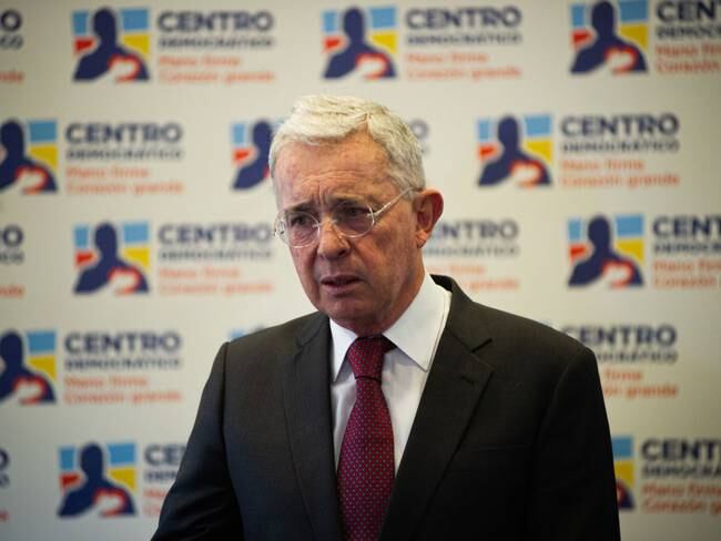 Expresidente Alvaro Uribe Velez. (Photo by Sebastian Barros/NurPhoto via Getty Images)