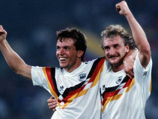 Matthäusothar ganó la copa del mundo con Alemania en 1990, el segundo puesto fue para Argentina. Foto: Getty Images