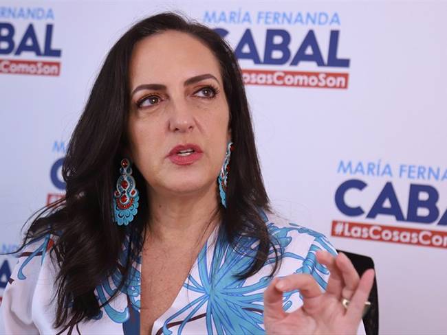 Precandidata presidencial María Fernanda Cabal. Foto: Colprensa-Álvaro Tavera