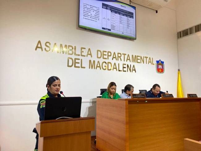 Coronel Adriana Paz/ Asamblea del Magdalena 