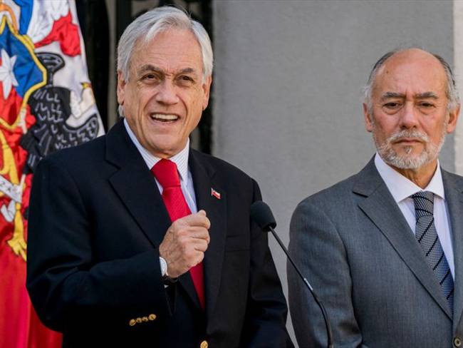 El presidente Sebastián Piñera pide perdón a los chilenos. Foto: Getty Images