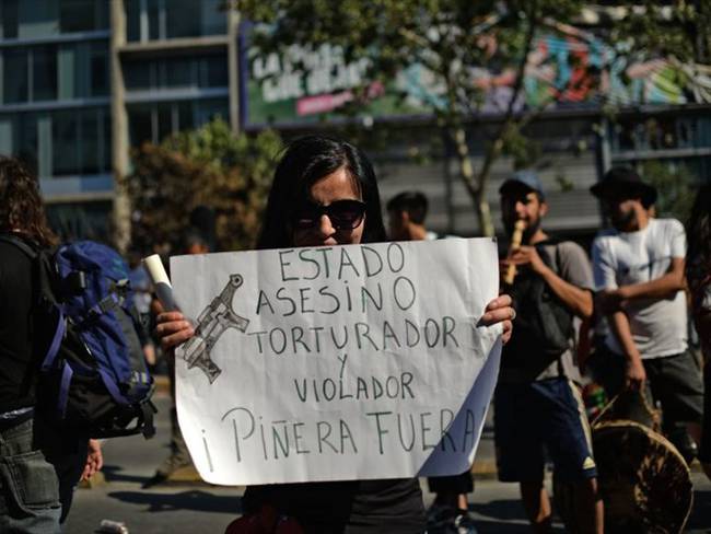 Manifestaciones en Chile. Foto: Getty Images