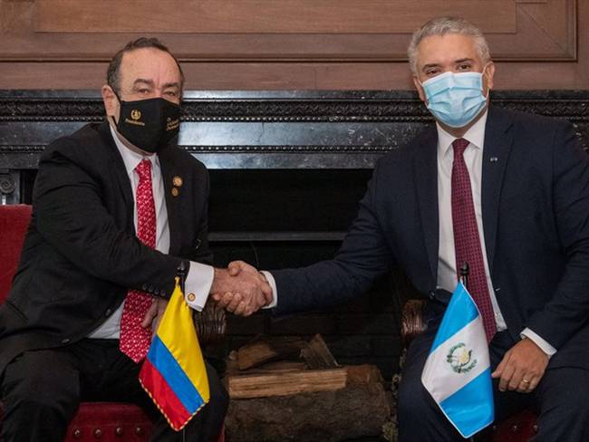 Firman memorando de entendimiento para cooperación en seguridad entre Colombia y Guatemala . Foto: Presidencia de la República
