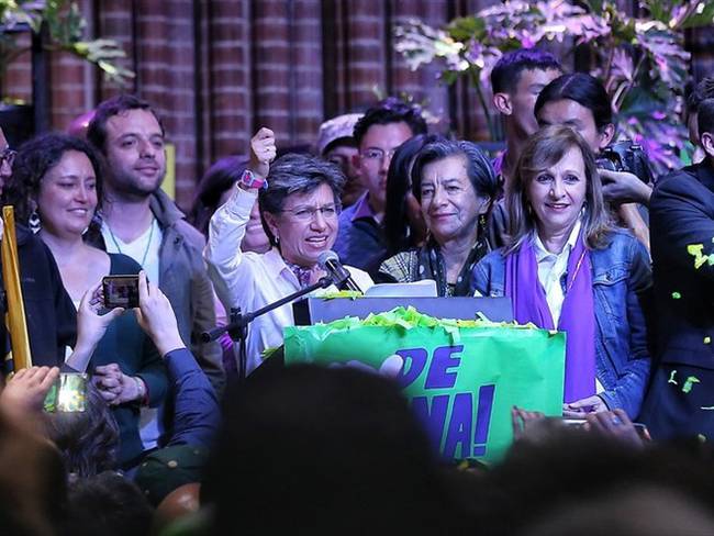 Claudia López fue elegida como la primera mujer alcaldesa de la capital de la República. Foto: Colprensa