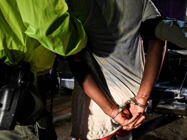 ‘Toronja’, tenía una trayectoria criminal de 13 años al servicio del ‘Clan del Golfo’. Foto: Getty Images / LUIS ROBAYO
