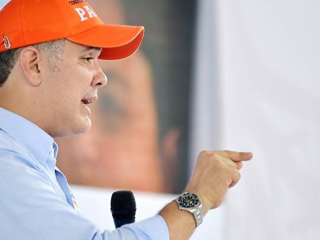 Imagen favorable del presidente Iván Duque es de 48,2%, según encuesta Guarumo. Foto: Colprensa