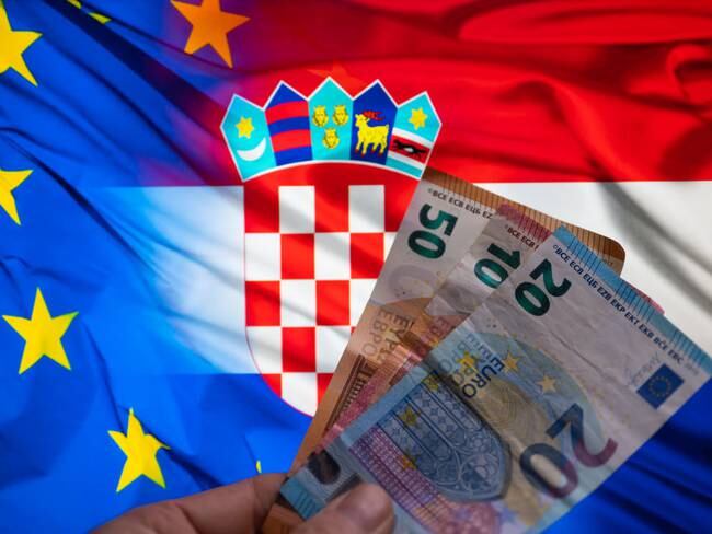 Croatia Set To Join The Euro Area (Photo illustration by Jonathan Raa/NurPhoto via Getty Images)