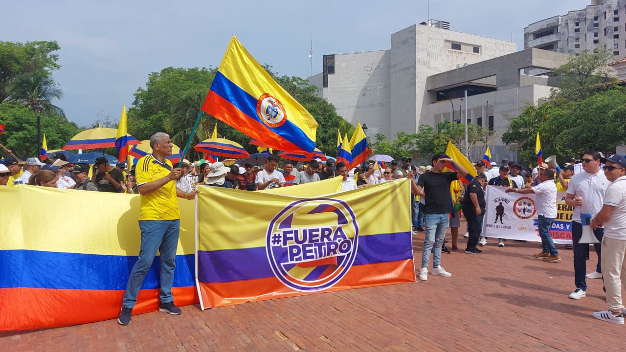 Santa Marta se sumó a la marcha del 21 de abril en Colombia