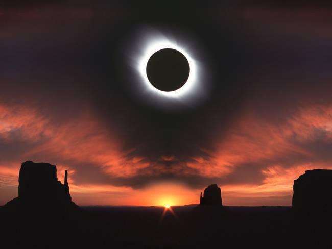 El eclipse híbrido de Sol, el evento más esperado del 2023: ¿Qué ocurre y cuándo ver? // Getty Images
