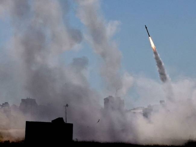 En marzo, el Ministerio de Defensa israelí presentó la nueva versión del sistema de misiles. . Foto: EMMANUEL DUNAND/AFP via Getty Images