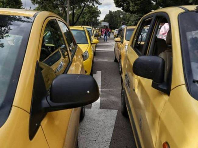 Imagen de referencia de taxis. Foto: Colprensa. / Colprensa