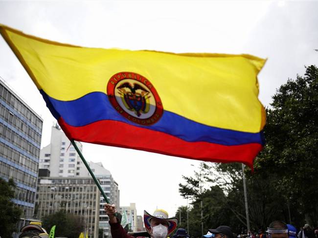 Manifestaciones durante el paro nacional en Colombia. Foto: Colprensa - Sergio Acero