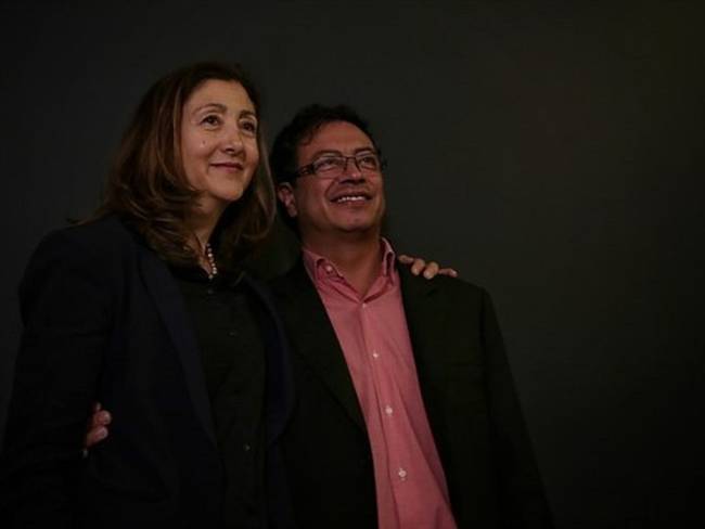 Ingrid Betancourt y Gustavo Petro. Foto: Colprensa