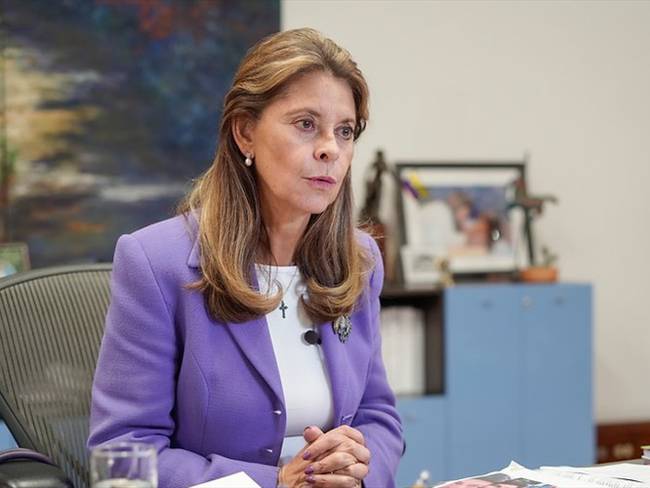 La W confirmó que este fin de semana la vicepresidenta y canciller Marta Lucía Ramírez viajará a Ginebra para reunirse con las agencias de la ONU. Foto: Colprensa / VICEPRESIDENCIA