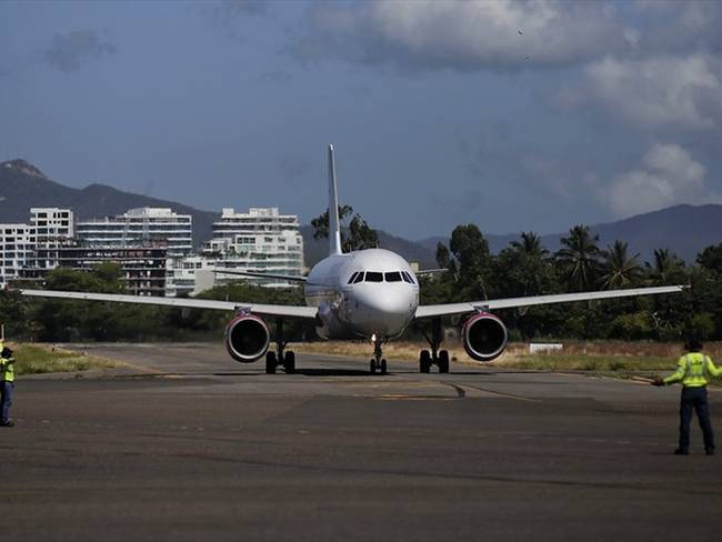 Ampliación de la pista del aeropuerto de Santa Marta se proyecta para el 2050 . Foto: Colprensa