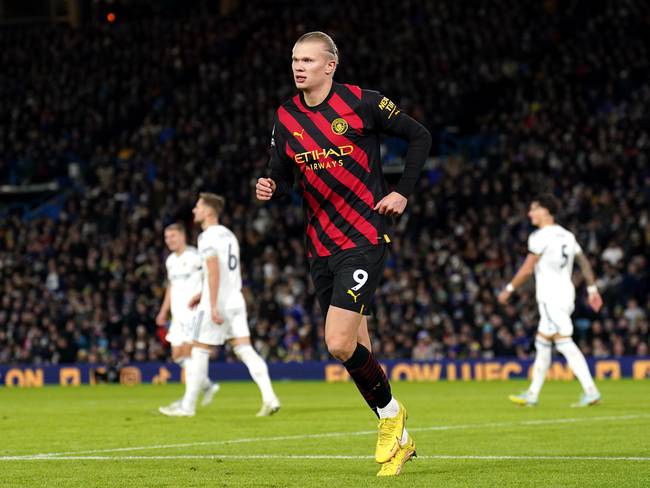 Erling Haaland le marcó al Leeds United. (Photo by Tim Goode/PA Images via Getty Images)