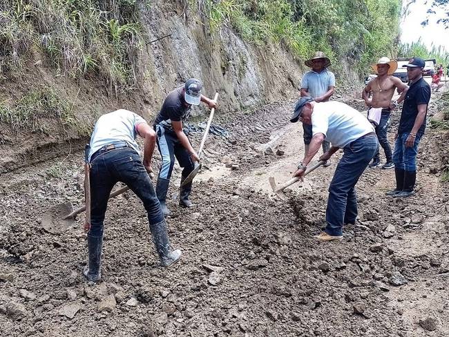 Exigen el mantenimiento del corredor Piedra Sentada - El Hoyo - El Tambo. Crédito: Red de Apoyo Campo.