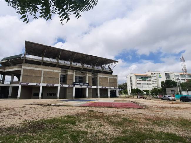 Estadio de béisbol será el centro de vacunación más grande de Montería. Foto: cortesía.