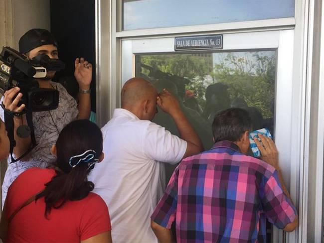 Pese a la advertencia del fiscal, audiencia de caso Uniautónoma es a puerta cerrada . Foto: Silvana Salas