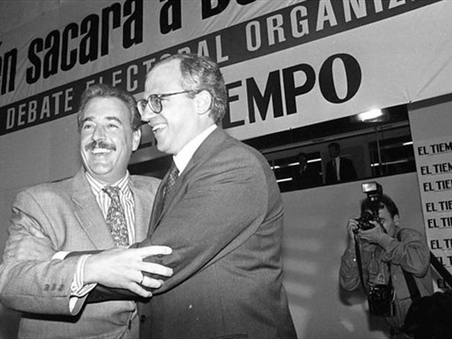 Samper y Pastrana, expresidentes de Colombia. Foto: Colprensa