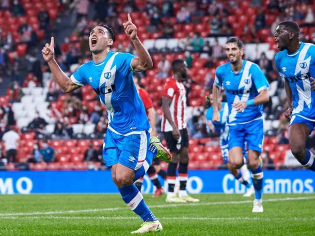 Falcao García anotó un gol en su segundo partido con el Rayo Vallecano. Foto: Getty Images /  Quality Sport Images / Colaborador