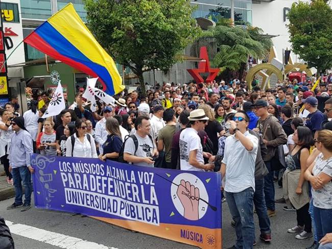 Pese a acuerdo entre estudiantes y Gobierno, en Manizales insisten que seguirán movilizándose. Foto: Cortesía