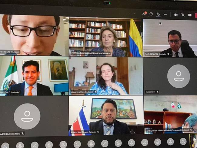 Denuncias de colombianos en México. Foto: Twitter Consulado en México
