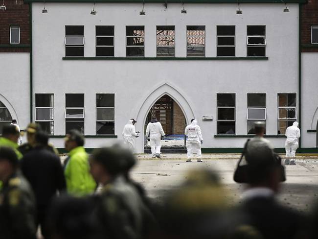 La Fiscalía aseguró que el atentado en la Escuela de Cadetes General Santander, ocurrido el pasado 17 de enero, fue preparado desde octubre del año pasado. Foto: Colprensa