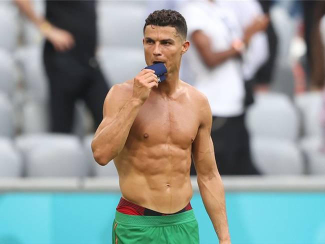 Cristiano Ronaldo, jugador de Portugal en la Eurocopa 2021. Foto: Alexander Hassenstein/Getty Images