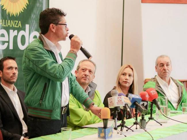 El exdirector del Ideam, Omar Franco, anunció su apoyo programático a Barragán. Foto: Partido Verde.