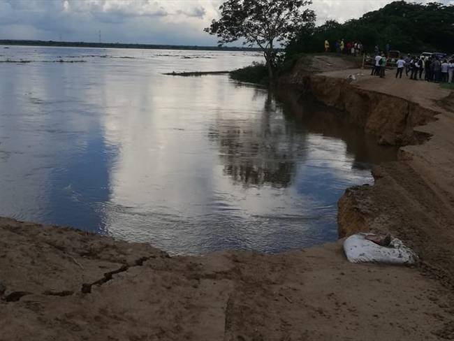 Inversiones por $18 mil millones no alcanzan para frenar la erosión en el Magdalena . Foto: Personería de Salamina