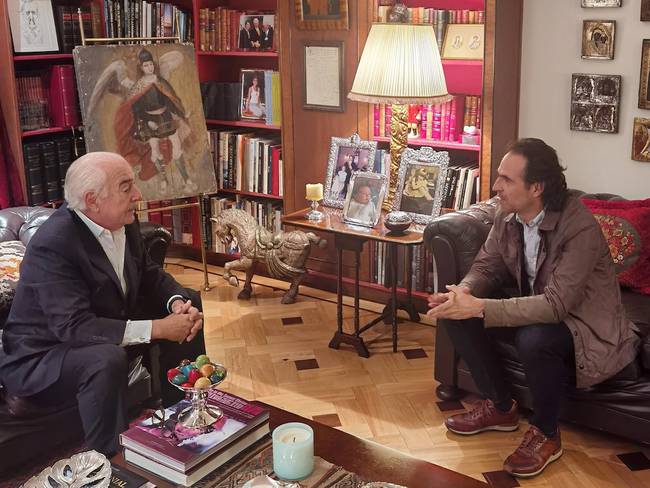 Andrés Pastrana se reunió con Federico Gutiérrez. Foto: Andrés Pastrana.