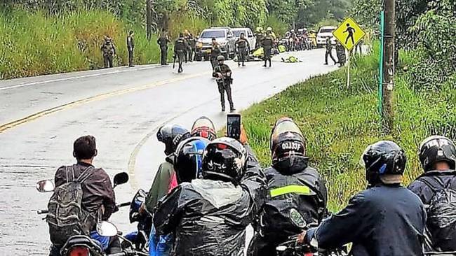Buscan a disidentes de las Farc, presuntos responsables del crimen. Crédito: Policía Cauca.