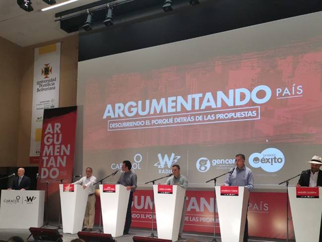 Debate Argumentando País desde Antioquia. Foto: La Wcon Julio Sánchez Cristo