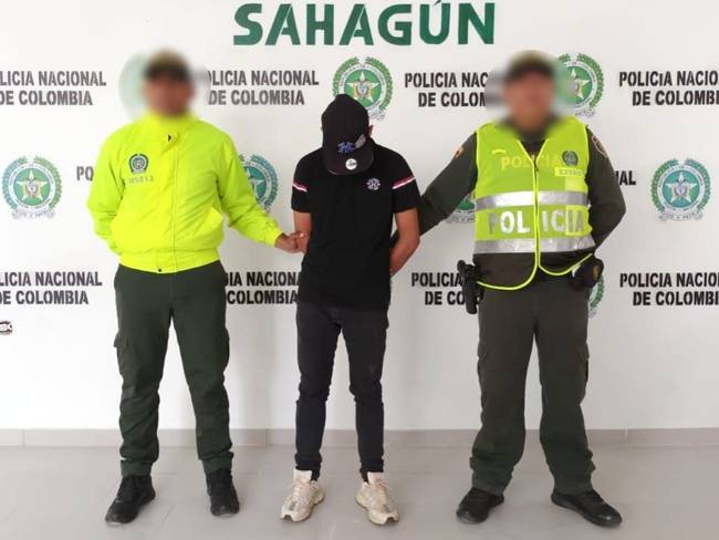 Capturan a alias Tribilín. Foto: Policía Nacional. 