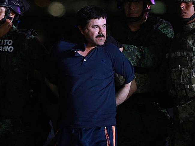 Así quedó el ‘Chapo’ Guzmán sin su bigote. Foto: Getty Images