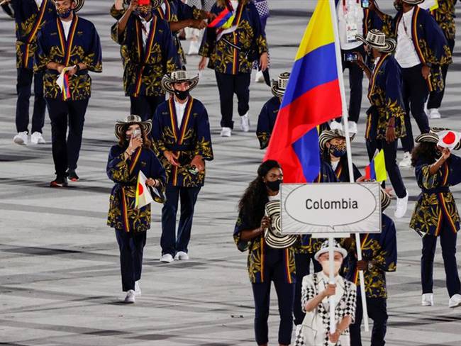 Colombia brilló en la inauguración de los Juegos Olímpicos. Foto: Agencia EFE / JUAN IGNACIO RONCORONI