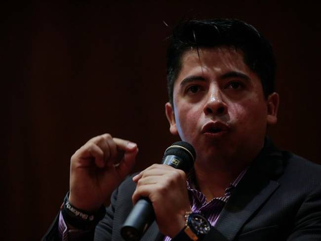 Ariel Ávila anunció que será candidato al Senado de la República por la Alianza Verde.. Foto: Colprensa - Mauricio Alvarado