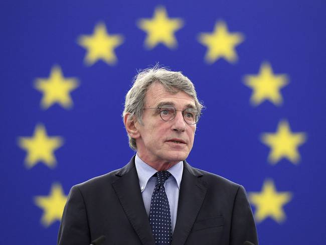 Murió el italiano David Sassoli, presidente del Parlamento Europeo