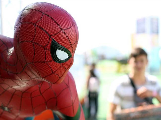 Imagen de Spiderman, superhéroe de Marvel. Foto: Pedro Fiúza/NurPhoto via Getty Images