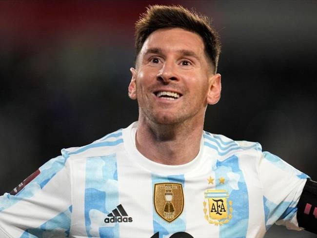Lionel Messi celebra su segundo gol en el partido Argentina - Bolivia. Foto: Getty Images/Pool